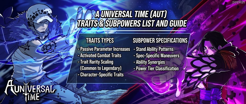A Universal Time (AUT) Traits and Subpowers – Full List and Guide (September 2026)
