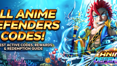 Roblox Anime Defenders codes banner