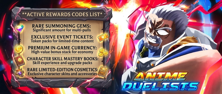 Roblox Anime Duelists codes banner