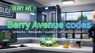 Roblox Berry Avenue codes banner