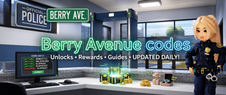 Roblox Berry Avenue codes banner