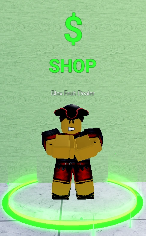 Fruit Dealer in Roblox Blox Fruits