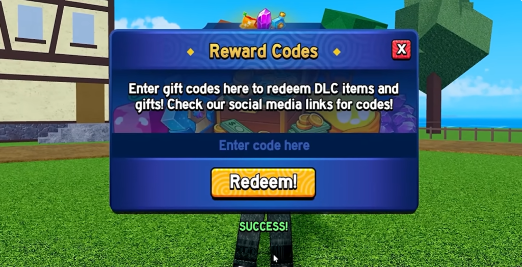 Blox Fruits codes