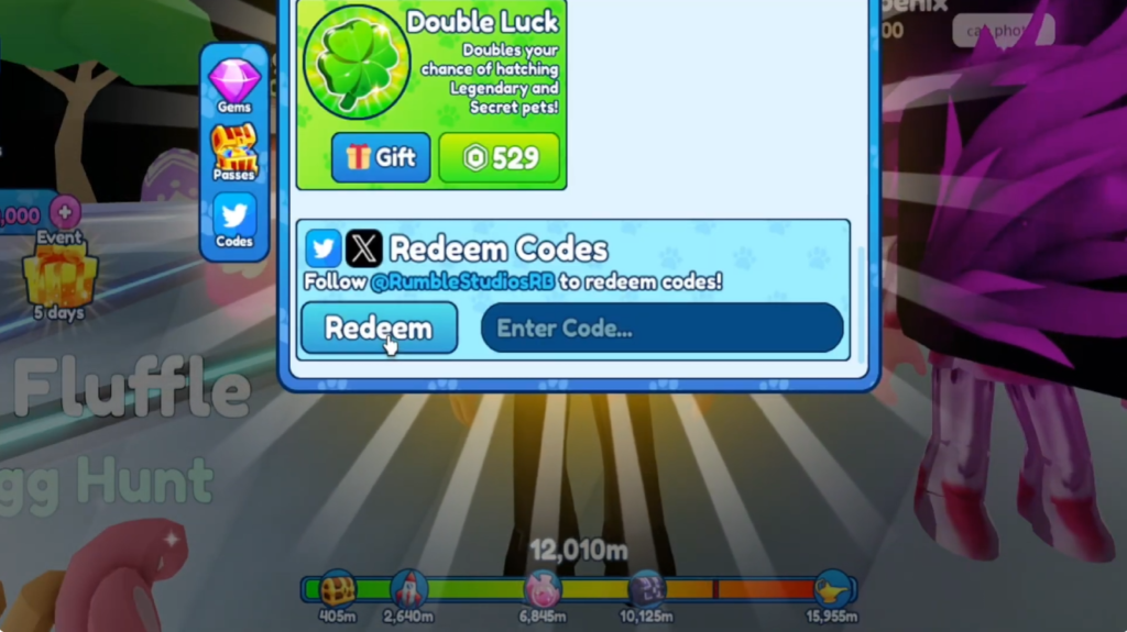 Bubble Gum Simulator Infinity code redeem