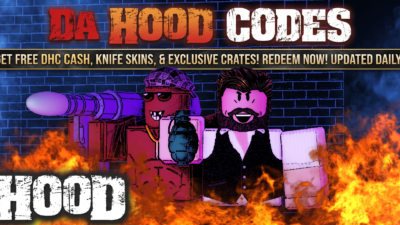 Roblox Da Hood codes banner