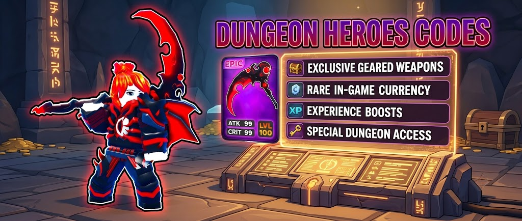 Roblox Dungeon Heroes Codes for September 2026 – Free Potions, Boosters, and more