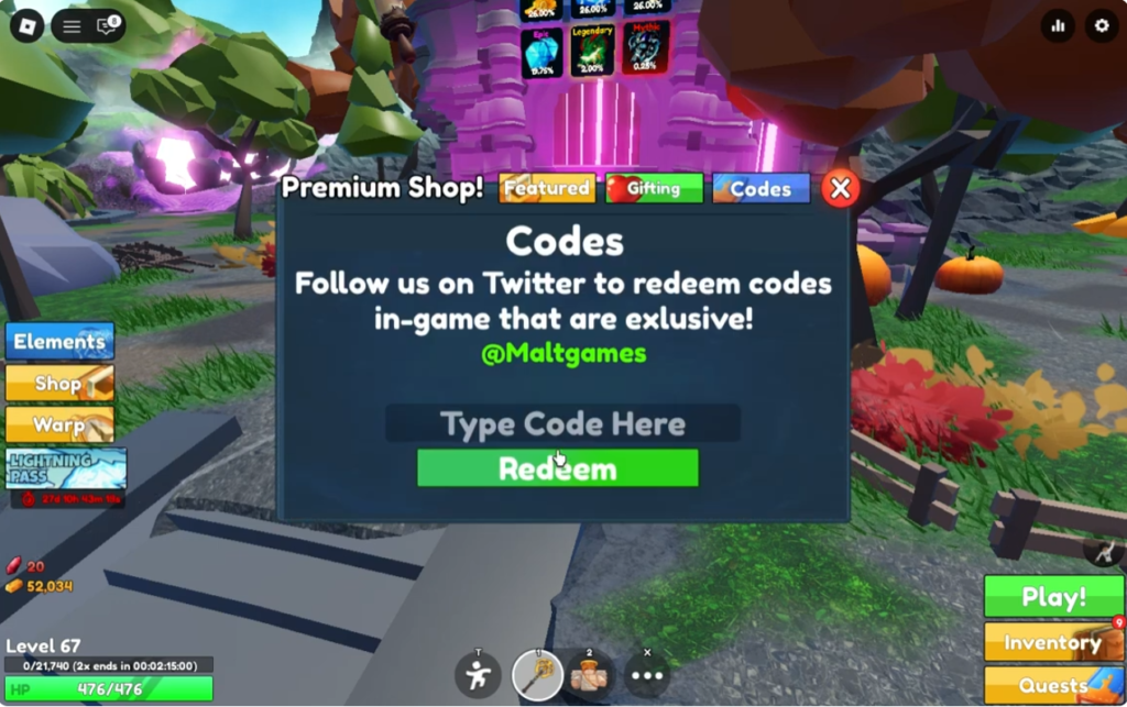 Elemental Dungeons code redeem