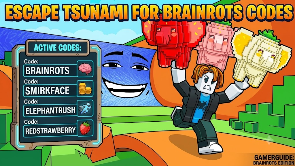 Roblox Escape Tsunami for Brainrots codes for September 2026 – Are they Finally Here?
