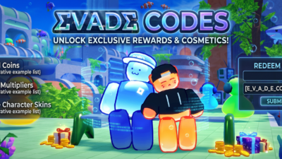 Roblox Evade codes banner