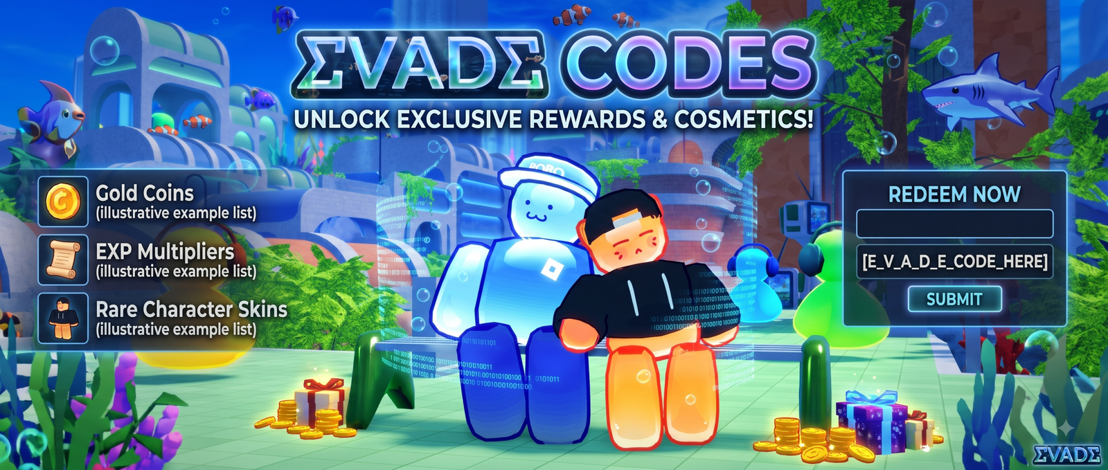 Evade codes for September 2026