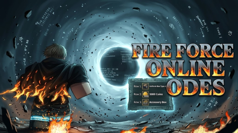 Roblox Fire Force Online codes banner