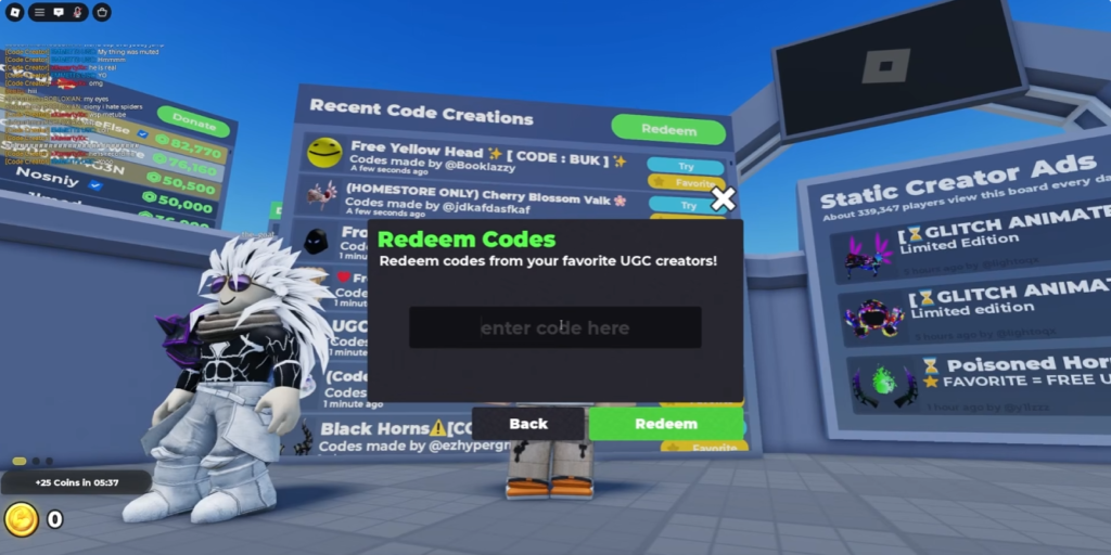 Flex UGC code redeem