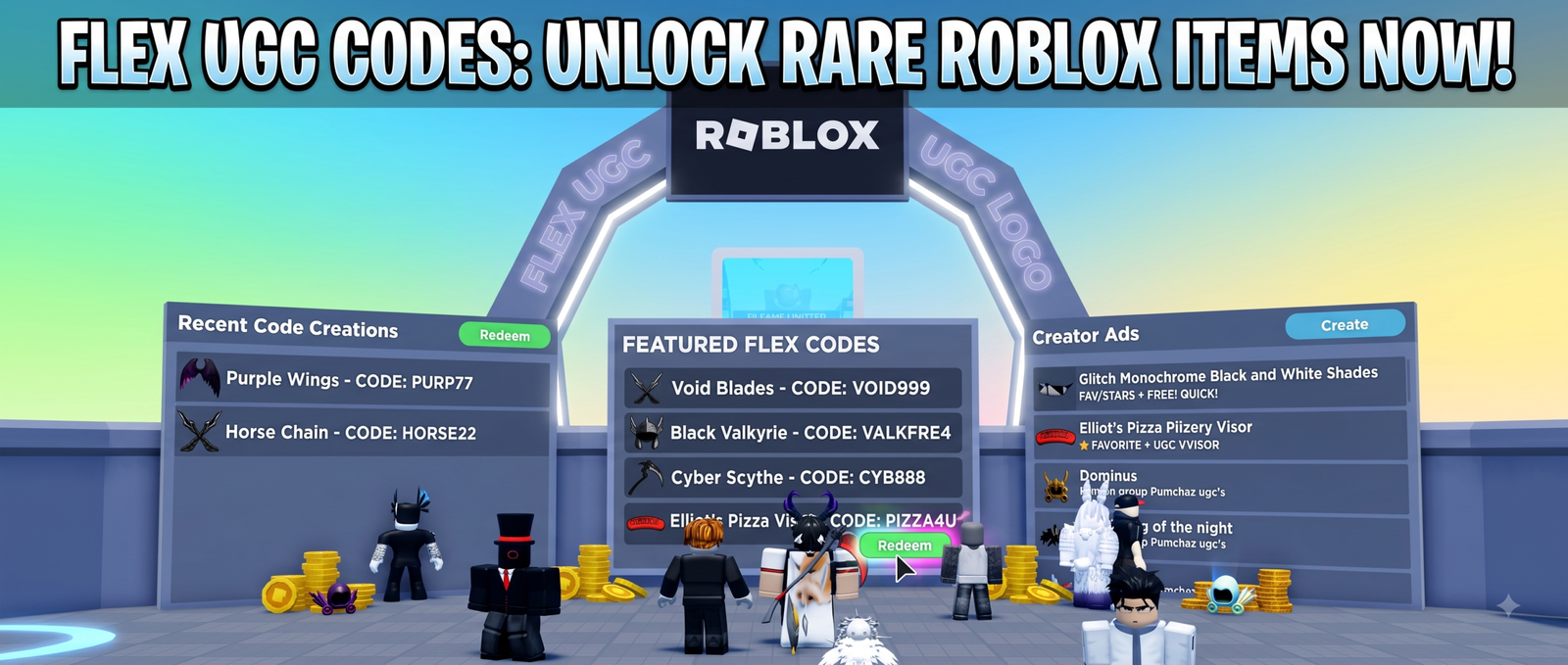Flex UGC codes for September 2026