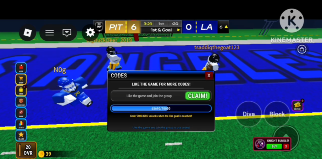 Football Legends code redeem
