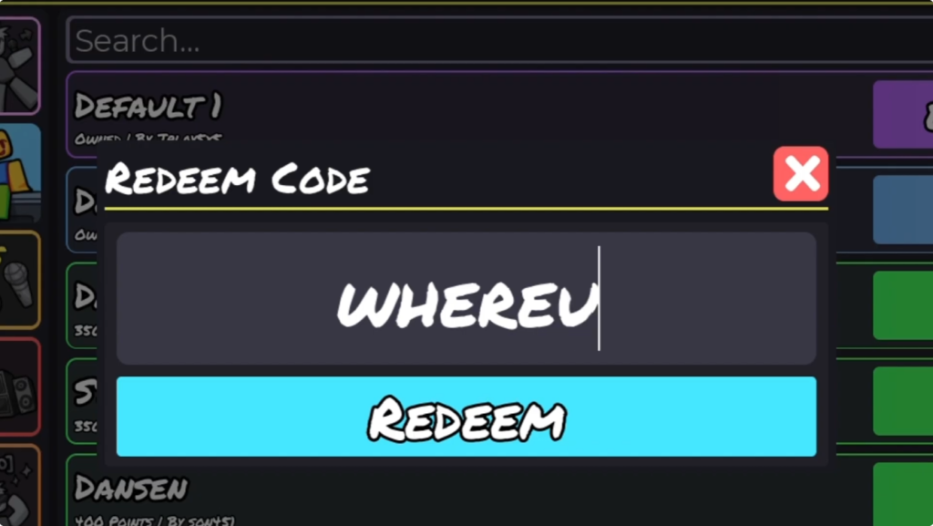 Funky Friday code redeem