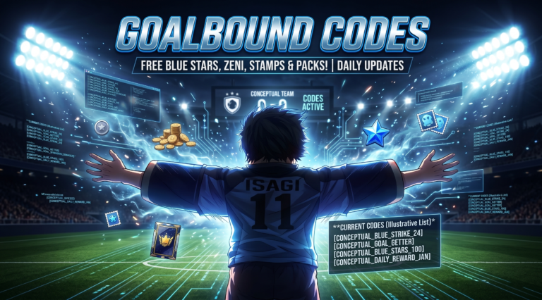 Roblox Goalbound codes banner