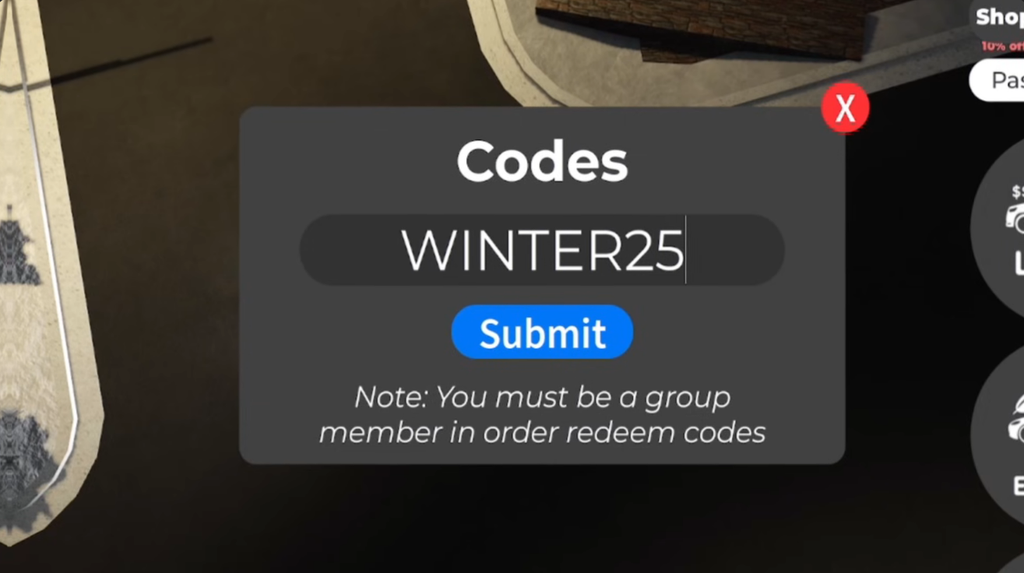 Greenville code redeem