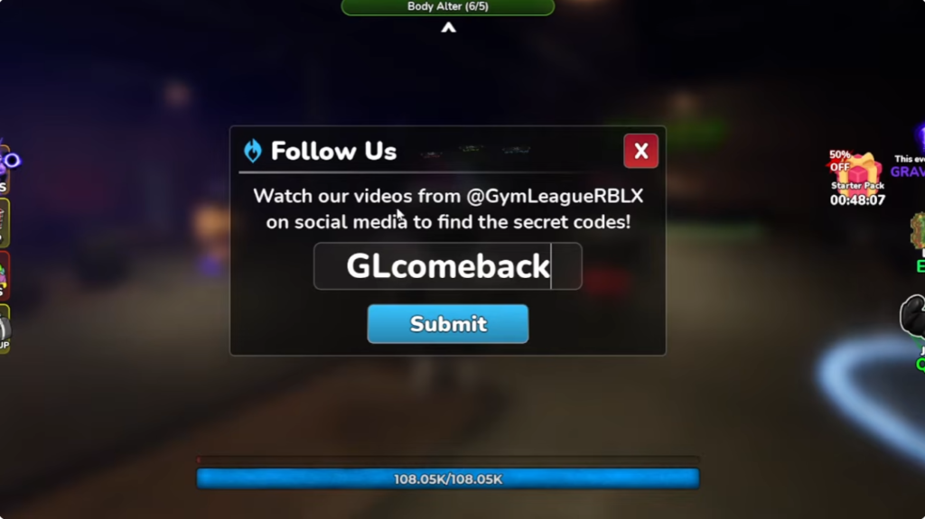 Gym League code redeem