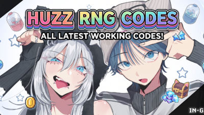 Roblox Huzz RNG codes banner
