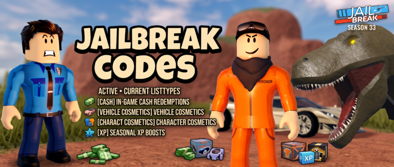 Roblox Jailbreak codes banner