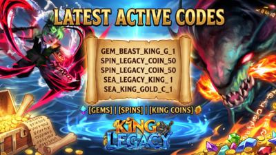 Roblox King Legacy codes banner
