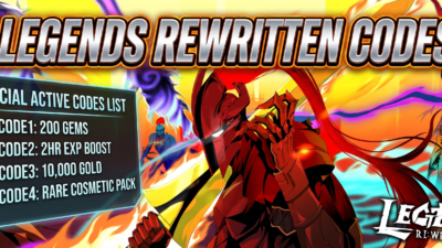 Roblox Legends ReWritten codes banner