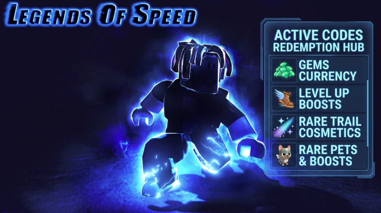 Roblox Legends of Speed codes banner