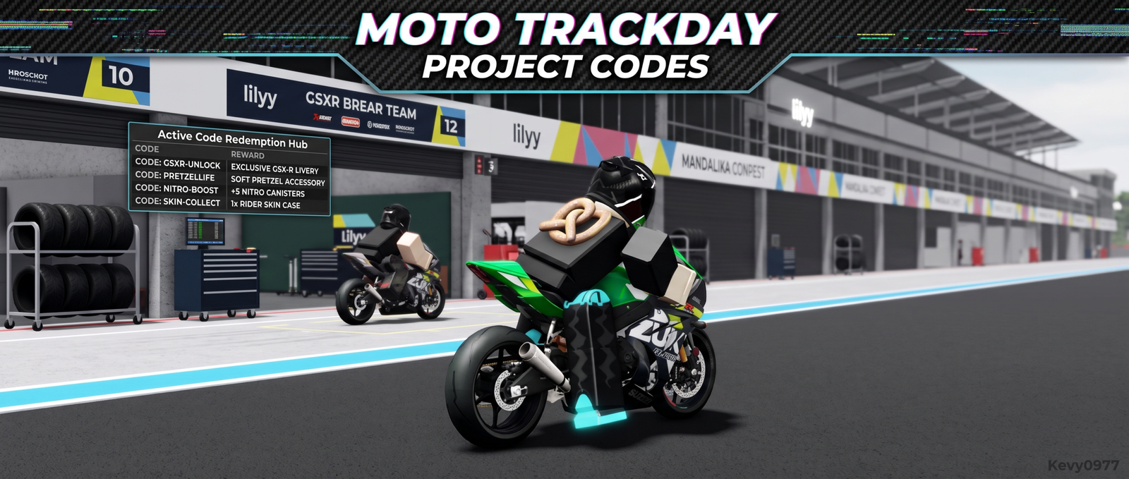 Moto Trackday Project codes for September 2026