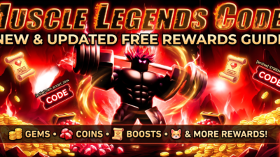 Roblox Muscle Legends codes banner