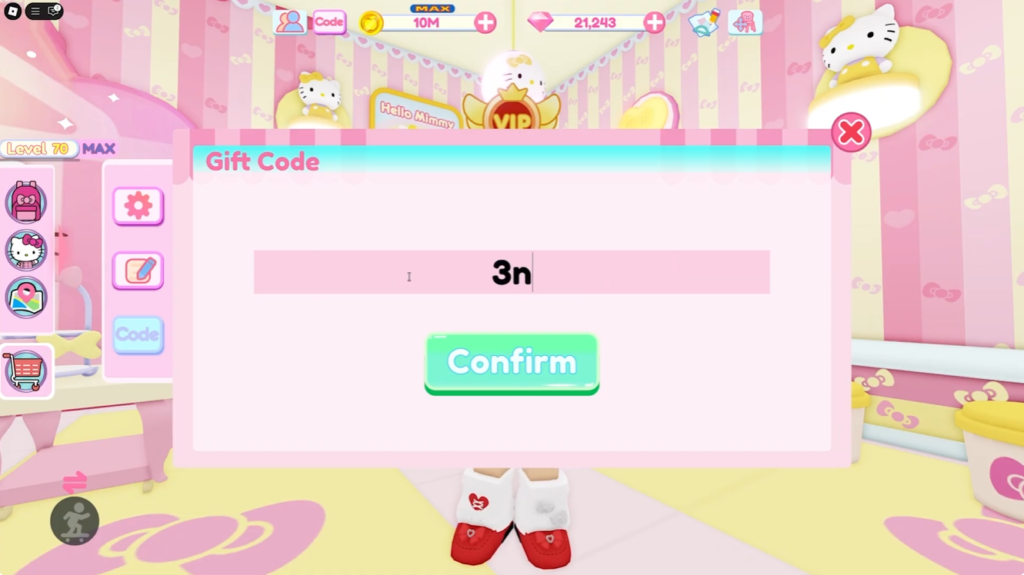 My Hello Kitty Cafe code redeem