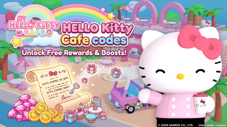 Roblox My Hello Kitty Cafe codes banner
