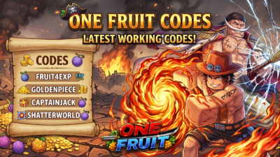 Roblox One Fruit codes banner