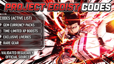 Roblox Project Egoist codes banner