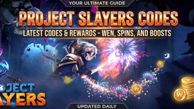 Roblox Project Slayers codes banner