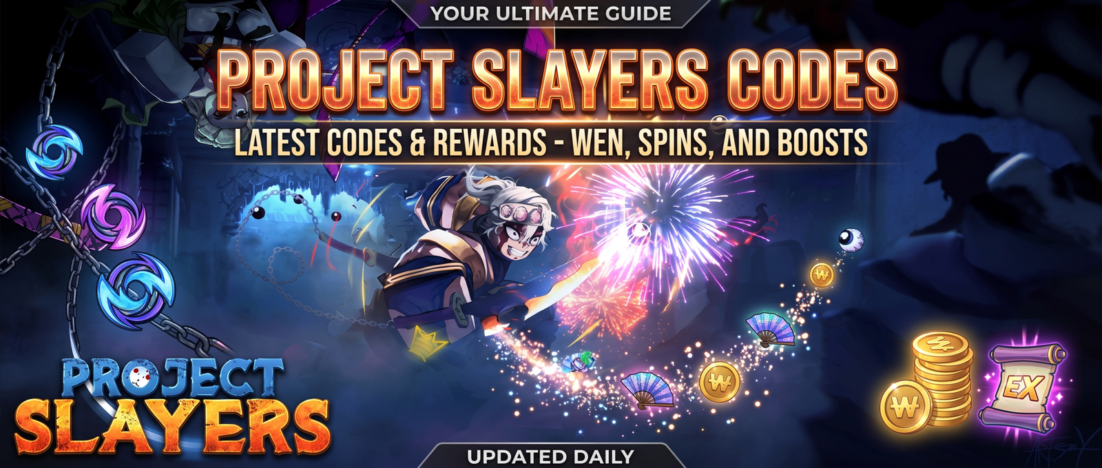 Project Slayers codes for September 2026