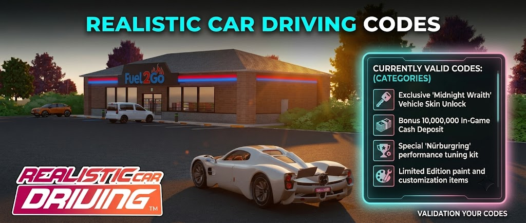Roblox Realistic Car Driving Codes for September 2026 – Free Cash