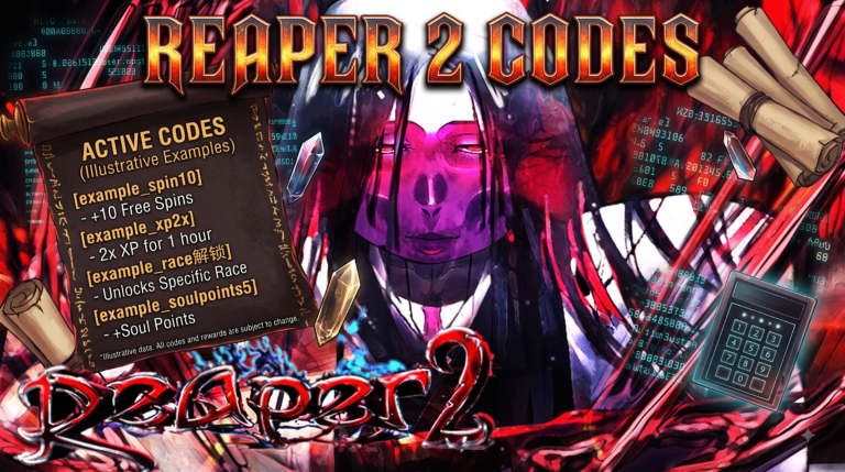 Roblox Reaper 2 codes banner