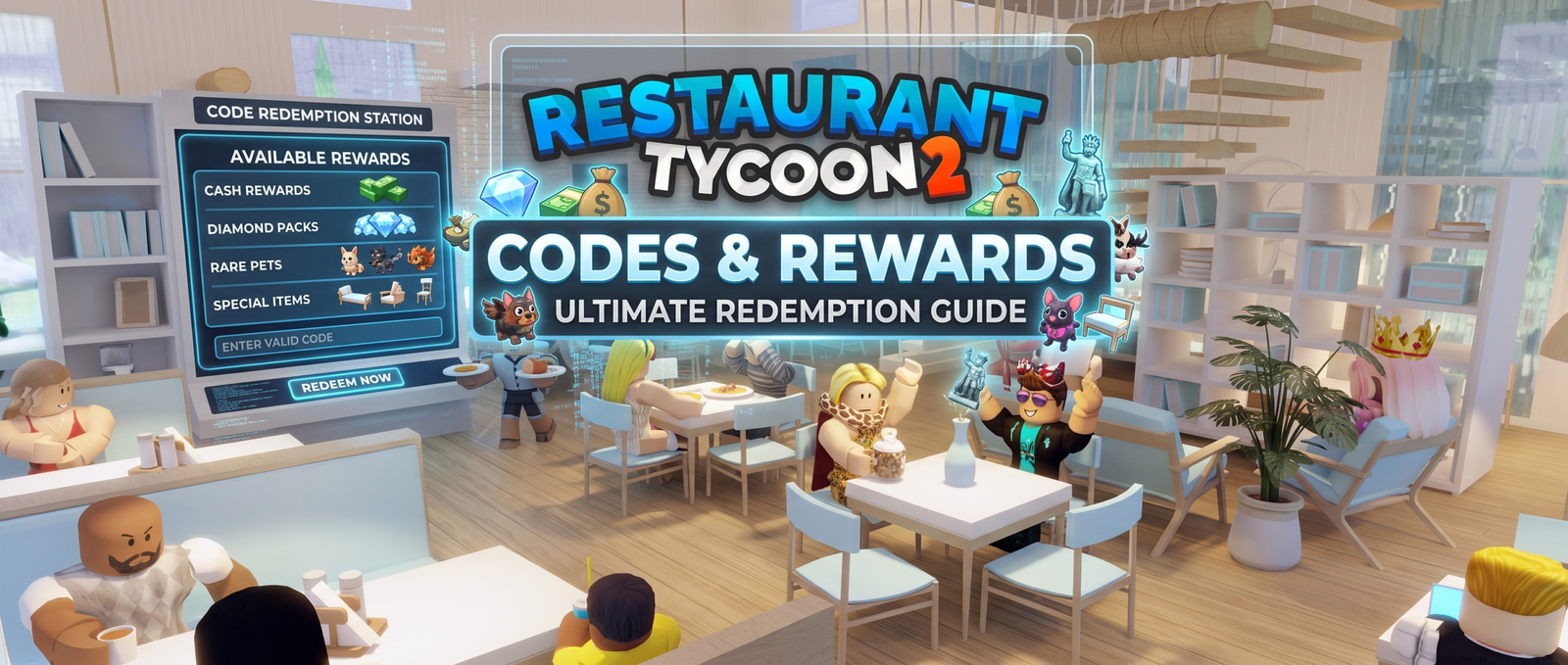 Restaurant Tycoon 2 codes for September 2026