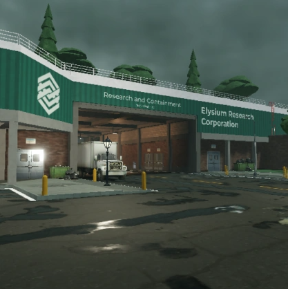 Elysium Laboratory Map in Roblox Evade