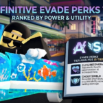Roblox Evade Perks tier list banner
