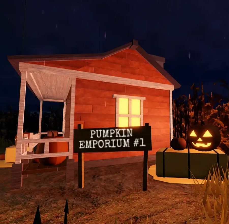 Pumpkin Emporium Map in Roblox Evade