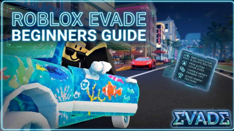 Roblox Evade Beginners guide banner