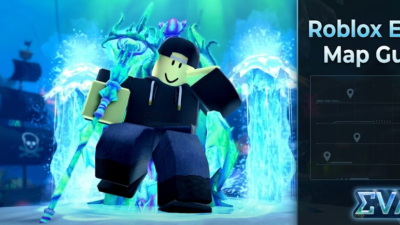 Roblox Evade Maps guide banner