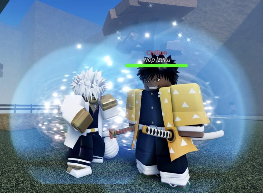 Some random active players in Roblox Project Slayers