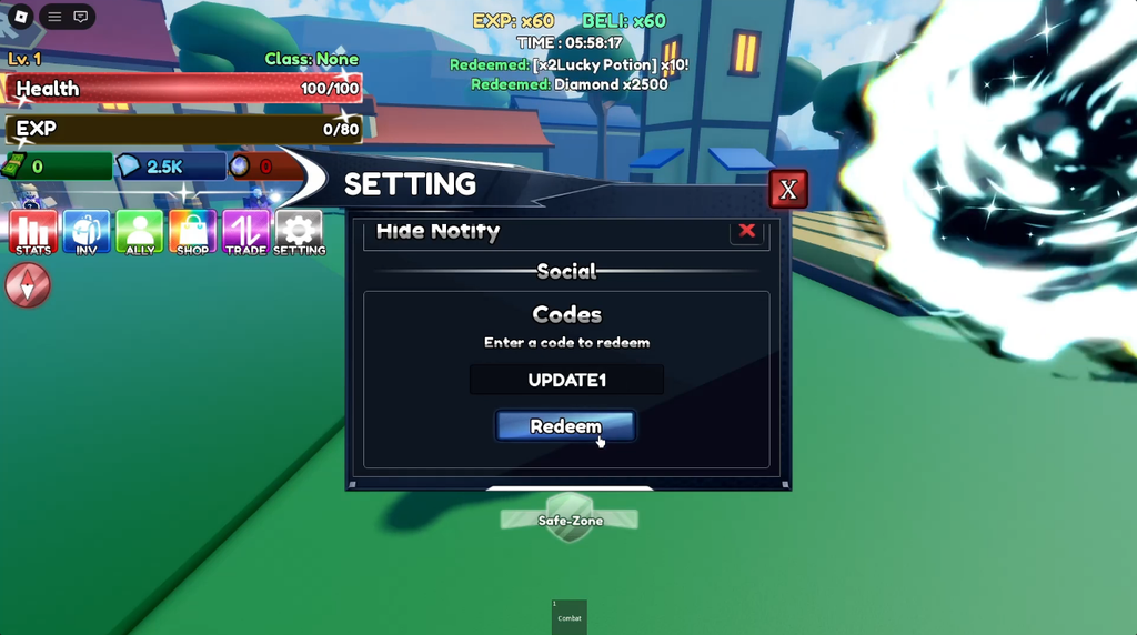 Rock Fruit code redeem