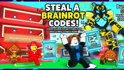 Roblox Steal a Brainrot codes banner