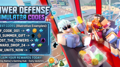 Roblox Tower Defense Simulator codes banner
