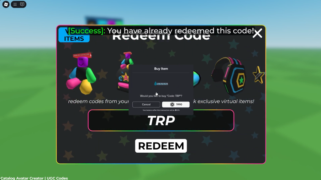 UGC Limited code redeem