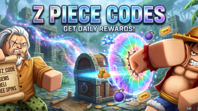 Roblox Z Piece codes banner