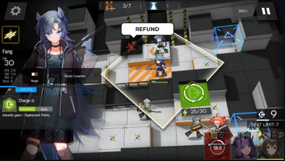 DP Refund mechanics in Arknights
